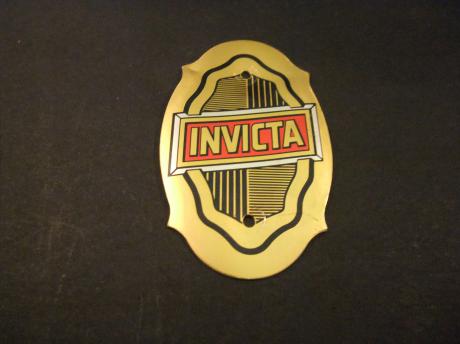 Invicta ( Gazelle) balhoofdplaatje